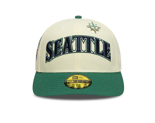 Kšiltovka New Era - MLB 2023 ASG Pin Pre-Curved 59FIFTY - Seattle Mariners - Cream / Emerald