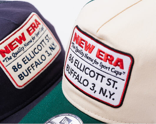 Kšiltovka New Era - Sporty Patch Mesh Golfer 19TWENTY - Cream / Dark Green