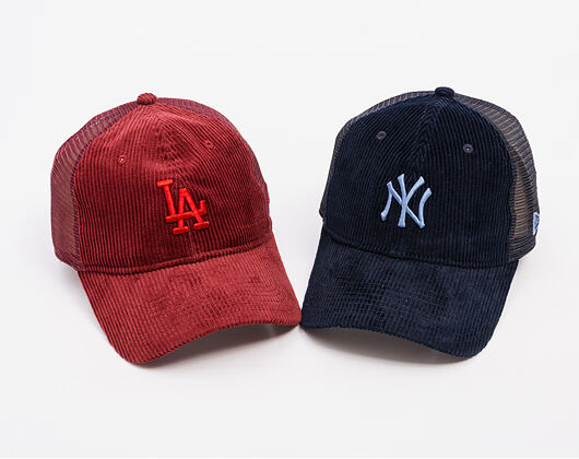 Kšiltovka New Era - MLB Cord 9TWENTY - LA Dodgers - Burgundy