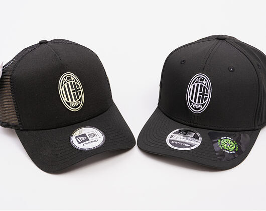 Kšiltovka New Era - Recycled 9SEVENTY Stretch-Snap - AC Milan - Black