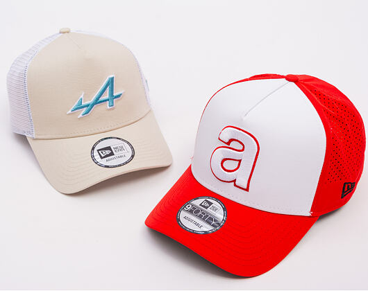 Kšiltovka New Era - PIAGGIO Embroidery 9FORTY A-Frame - White