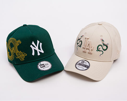 Kšiltovka New Era - MLB Snake Icon 9FORTY A-Frame - NY Yankees - Dark Green