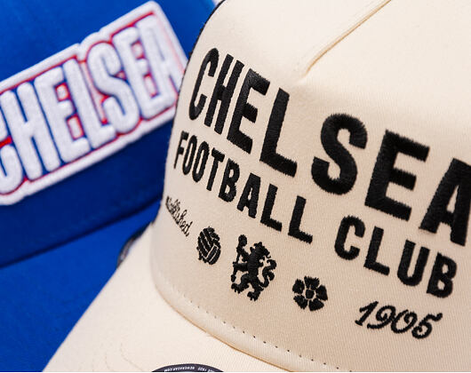 Kšiltovka New Era - Seasonal 9FORTY Trucker - Chelsea FC Lion Crest - Cream