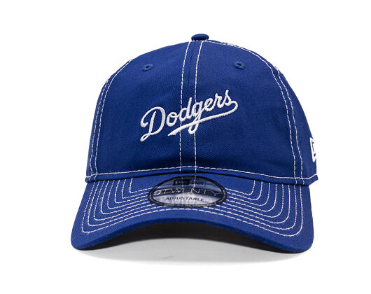 Kšiltovka New Era - MLB Contrast Stitch 9TWENTY - LA Dodgers - Dark Royal / White