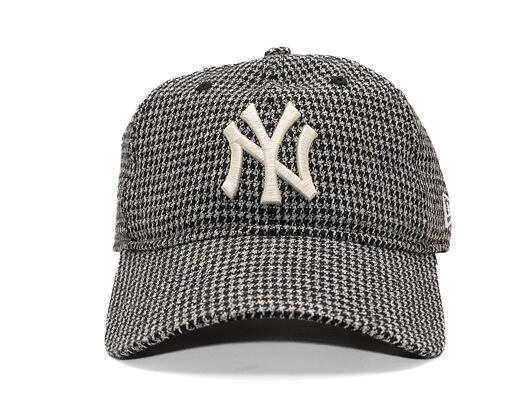 Kšiltovka New Era - MLB Houndstooth 9TWENTY - NY Yankees - Black