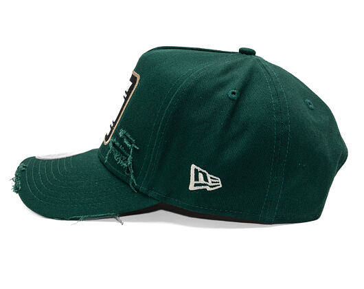 Kšiltovka New Era - Buffalo Distressed Patch 9FORTY A-Frame - Dark Green