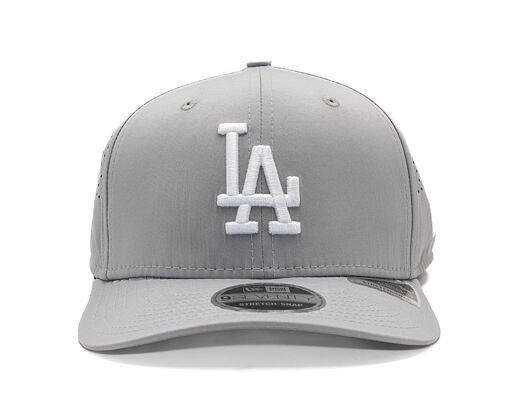 Kšiltovka New Era - MLB Perforated 9SEVENTY Stretch-Snap - LA Dodgers - Grey
