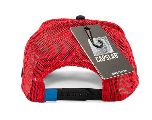 Kšiltovka Capslab - Asterix Trucker - White / Red