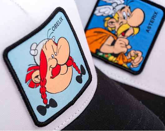 Kšiltovka Capslab - Obelix Trucker - White / Blue
