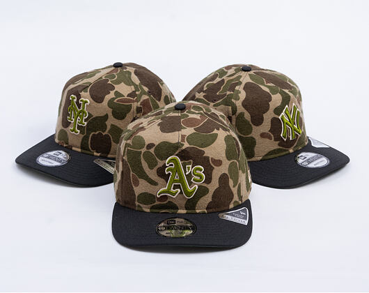 Kšiltovka New Era "Three Looms × MLB Wool Duck Camo" 19TWENTY - Oakland Athletics