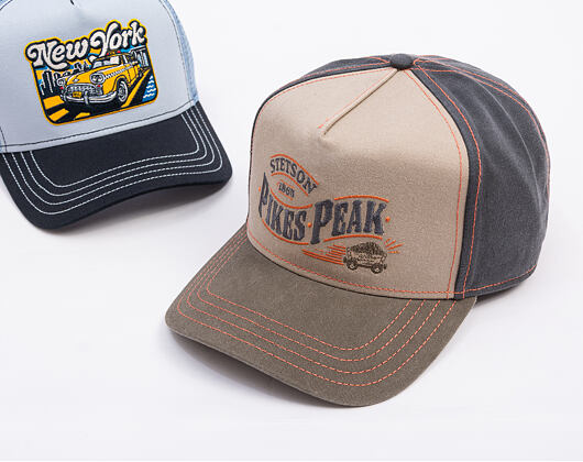 Kšiltovka Stetson - Trucker Cap Pikes Peak - 55