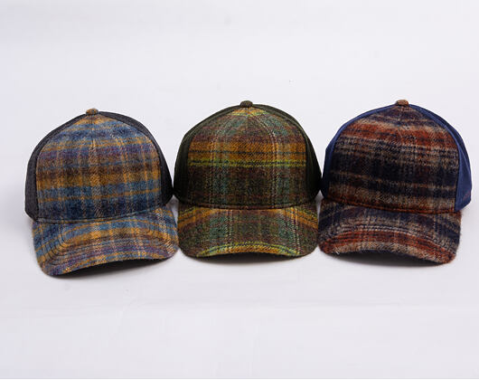 Kšiltovka Stetson - Trucker Cap Wool Check - 256