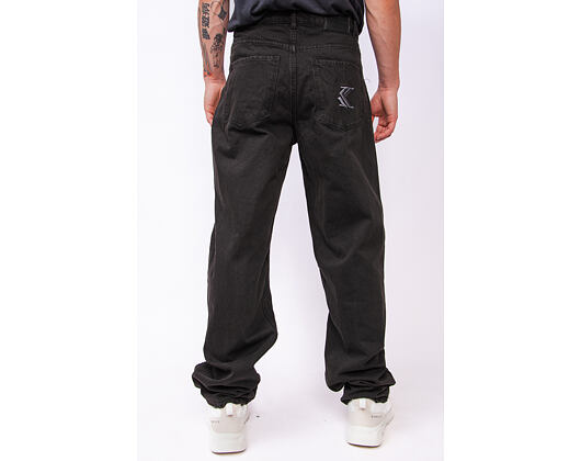 Džíny Karl Kani - OG K Washed Straight Leg Jeans - Black