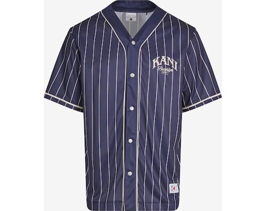 Dres Karl Kani - Kani Pinstripe Baseball Jersey - Blue