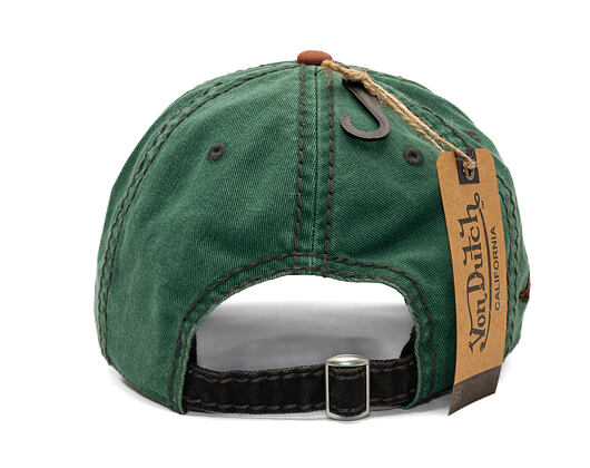 Kšiltovka Von Dutch - Trucker - Washed Brown/Black/Green