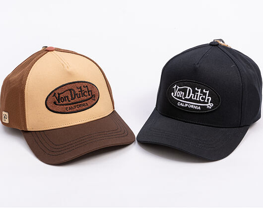 Kšiltovka Von Dutch - Trucker - Cali Patch - Black