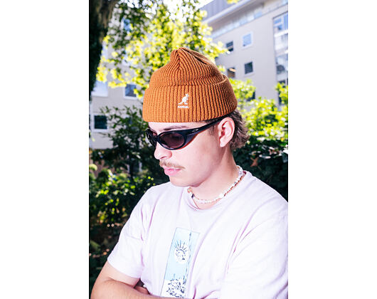 Kulich Kangol - Cardinal 2 Way Beanie - Rustic Caramel