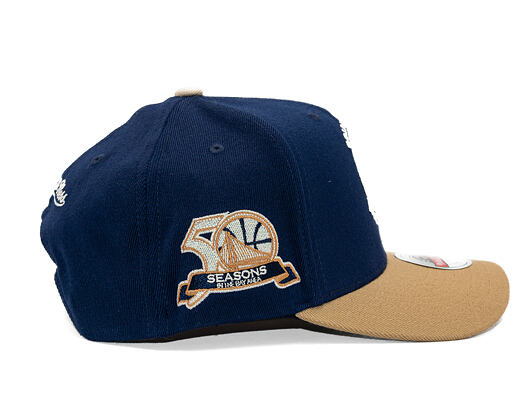 Kšiltovka Mitchell & Ness - Sand Storm Classic Red - Golden State Warriors - Navy/Sand