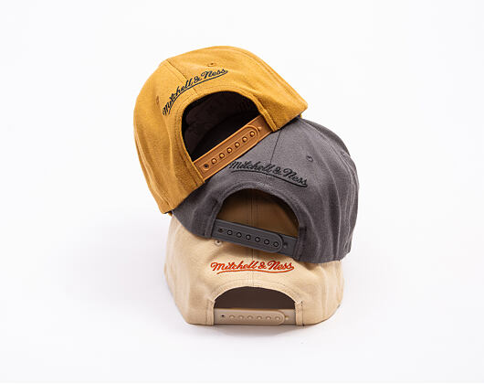 Kšiltovka Mitchell & Ness - Pinscript Classic Red - Own Brand - Mustard/Black