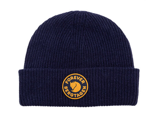 Kulich Fjällräven - Bergtagen Forever Wool Beanie - Dark Navy