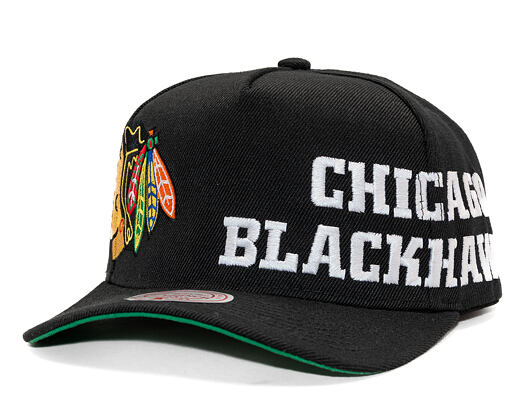 Kšiltovka Mitchell & Ness - NHL Busted Pro - Chicago Blackhawks - Black