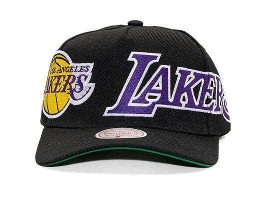 Kšiltovka Mitchell & Ness - NBA Busted Pro - Los Angeles Lakers - Black