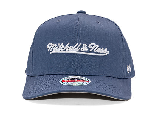 Kšiltovka Mitchell & Ness - Branded Script Stretch  - Periwinkle Blue