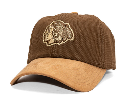 Kšiltovka Mitchell & Ness - NHL Lux Chain Vntg - Chicago Blackhawks - Brown