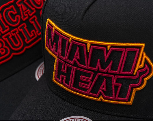 Kšiltovka Mitchell & Ness - NBA Class Act Pro - Miami Heat - Black