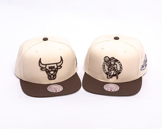 Kšiltovka Mitchell & Ness - NBA Fashion Basic 2T Snapback - Chicago Bulls - Cream