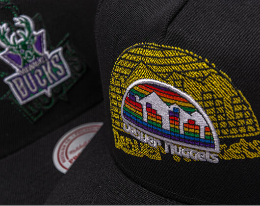 Kšiltovka Mitchell & Ness - NBA Tilted Pro Snapback Hwc - Denver Nuggets - Black