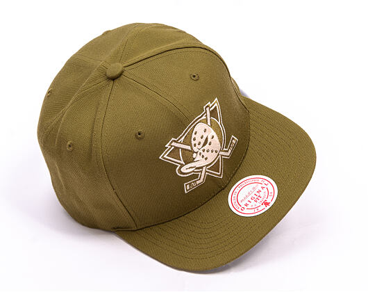 Kšiltovka Mitchell & Ness - NHL Fashion Basic Snapback Vntg - Anaheim Ducks - Olive