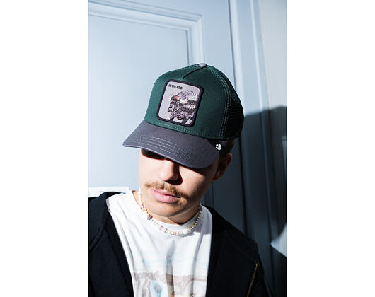 Kšiltovka Goorin - Two-Tone Buffalo - Dark Green/Faded Black