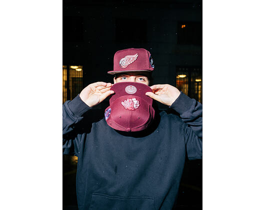Kšiltovka Mitchell & Ness - NHL Fashion Basic Snapback - Detroit Red Wings - Dark Purple