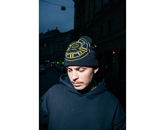 Kulich Mitchell & Ness - NHL Line Light Knit - Boston Bruins - Black