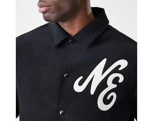 Bunda New Era - Branded Cord Coach Jacket - Black