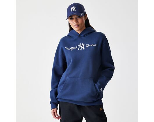 Mikina New Era - MLB Graphic Oversized Hoody - NY Yankees - Navy