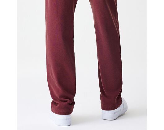Kalhoty New Era - Branded Washed Straight Sweatpants - Burgundy