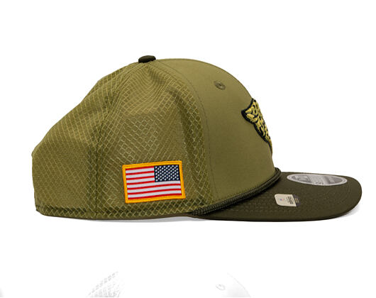 Kšiltovka New Era - NFL25 "Salute to Service" - 9SEVENTY Stretch-Snap - Jacksonville Jaguars