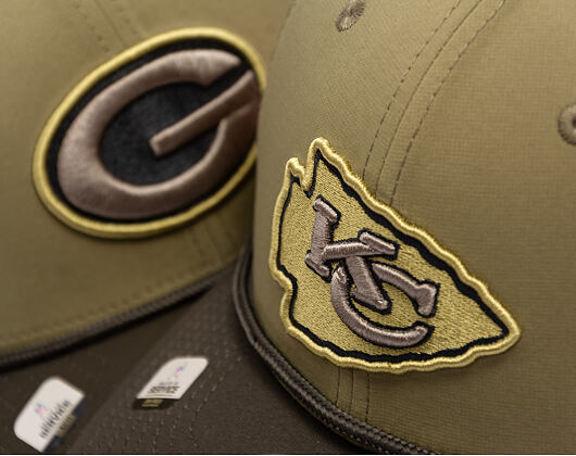 Kšiltovka New Era - NFL25 "Salute to Service" - 9SEVENTY Stretch-Snap - Kansas City Chiefs