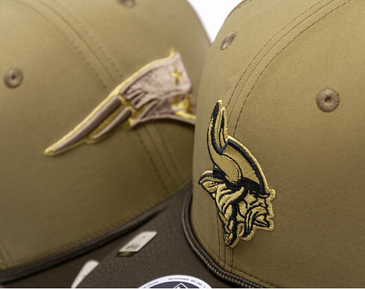 Kšiltovka New Era - NFL25 "Salute to Service" - 9SEVENTY Stretch-Snap - Minnesota Vikings