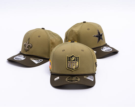 Kšiltovka New Era - NFL25 "Salute to Service" - 9SEVENTY Stretch-Snap - NFL Logo