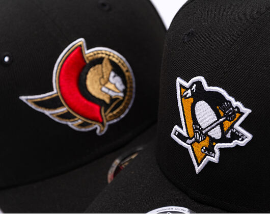 Kšiltovka New Era - NHL 9SEVENTY Stretch-Snap - Pittsburgh Penguins - Team Color