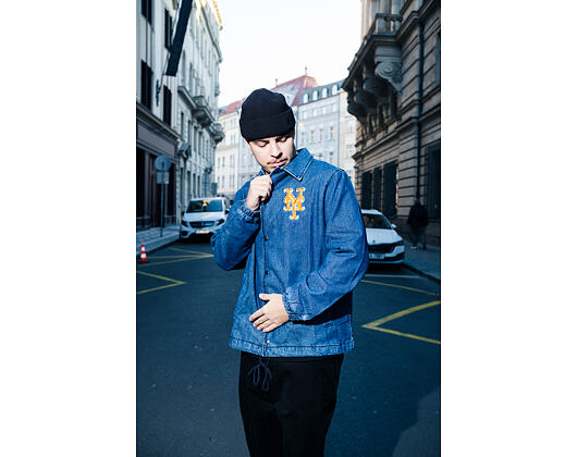 Bunda New Era - MLB Denim Coach Jacket - NY Mets - Denim