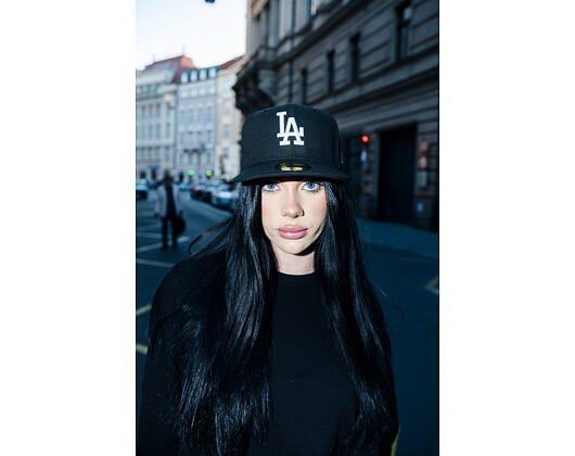 Kšiltovka New Era - MLB Basic 59FIFTY - LA Dodgers - Black / White