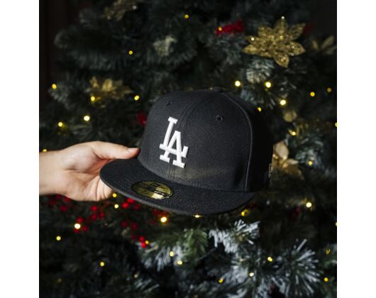 Kšiltovka New Era - MLB Basic 59FIFTY - LA Dodgers - Black / White