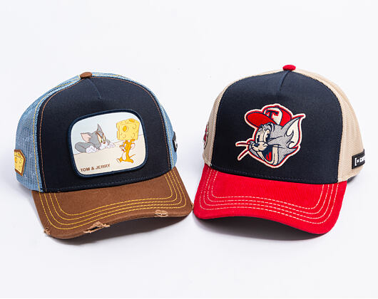 Kšiltovka Capslab Semi Curved Premium Tom & Jerry X Capslab