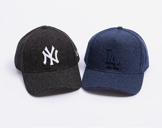 Kšiltovka New Era - MLB Melton Wool 9FORTY A-Frame - LA Dodgers - Navy