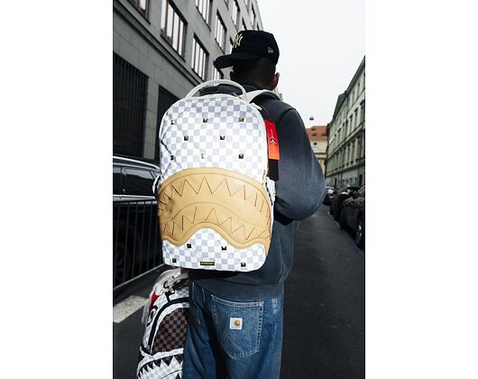 Batoh Sprayground Cream Henny Quilt Puff Backpack