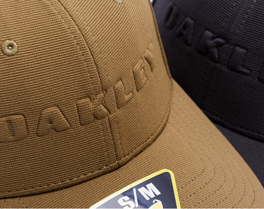 Kšiltovka Oakley - Bark Embossed Hat - Army Green